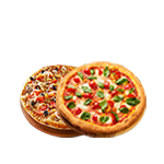 Any 2 Regular Pizzas 